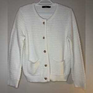 Elegant White Women's Sweater